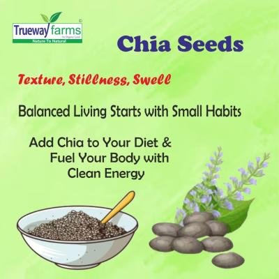 Trueway Farms Organic Chia Seeds (salba Seeds) 1.85 Kg